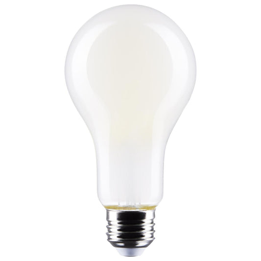 Satco S12447 18.5 Watt A21 LED Frost Finish Medium base 3000K 120 Volt