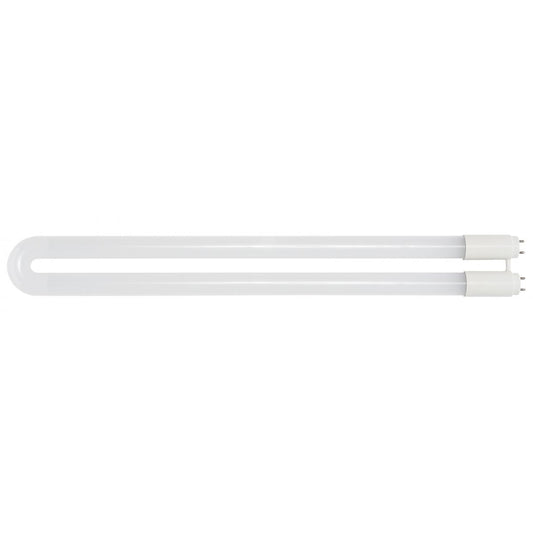 Satco S18450 13 Watt T8 U-Bend LED Medium bi-pin base 3000K Type A/B Ballast Dependent or Ballast Bypass Single or Double Ended Wiring