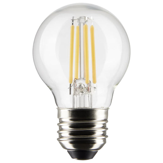 Satco S21221 5.5 Watt G16.5 LED; Clear; Medium base; 90 CRI; 3000K; 120 Volt