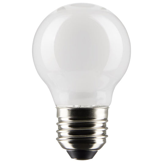Satco S21218 4.5 Watt G16.5 LED; White; Medium base; 90 CRI; 2700K; 120 Volt