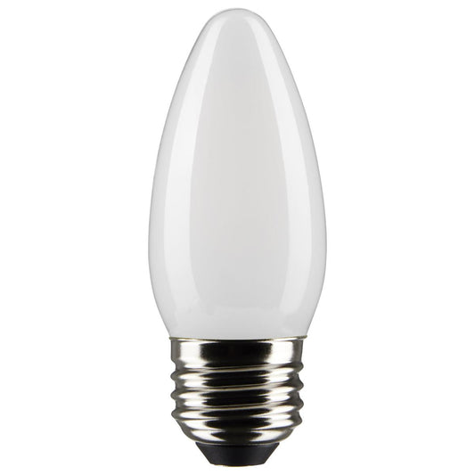 Satco S21292 5.5 Watt B11 LED; Frost; Medium base; 90 CRI; 2700K; 120 Volt
