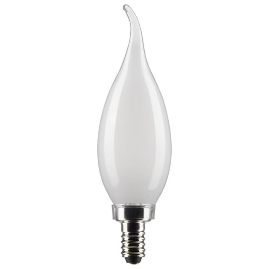 Satco S21300 4 Watt CA11 LED; Frost; Candelabra base; 90 CRI; 2700K; 120 Volt