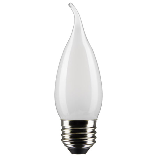 Satco S21317 4 Watt CA11 LED; Frost; Medium base; 90 CRI; 4000K; 120 Volt
