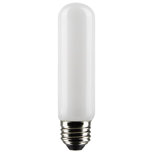 Satco S21353 8 Watt T10 LED; Frost; Medium base; 90 CRI; 3000K; 120 Volt