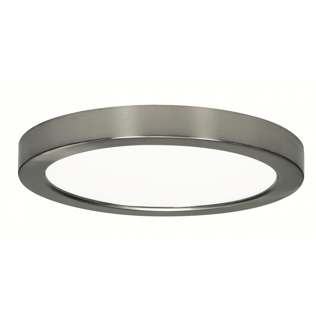 Replacement for Satco S21520 13.5 watt 7" Flush Mount LED Fixture 5000K Round Shape Brushed Nickel Finish 120 volts - NOW 62/1713