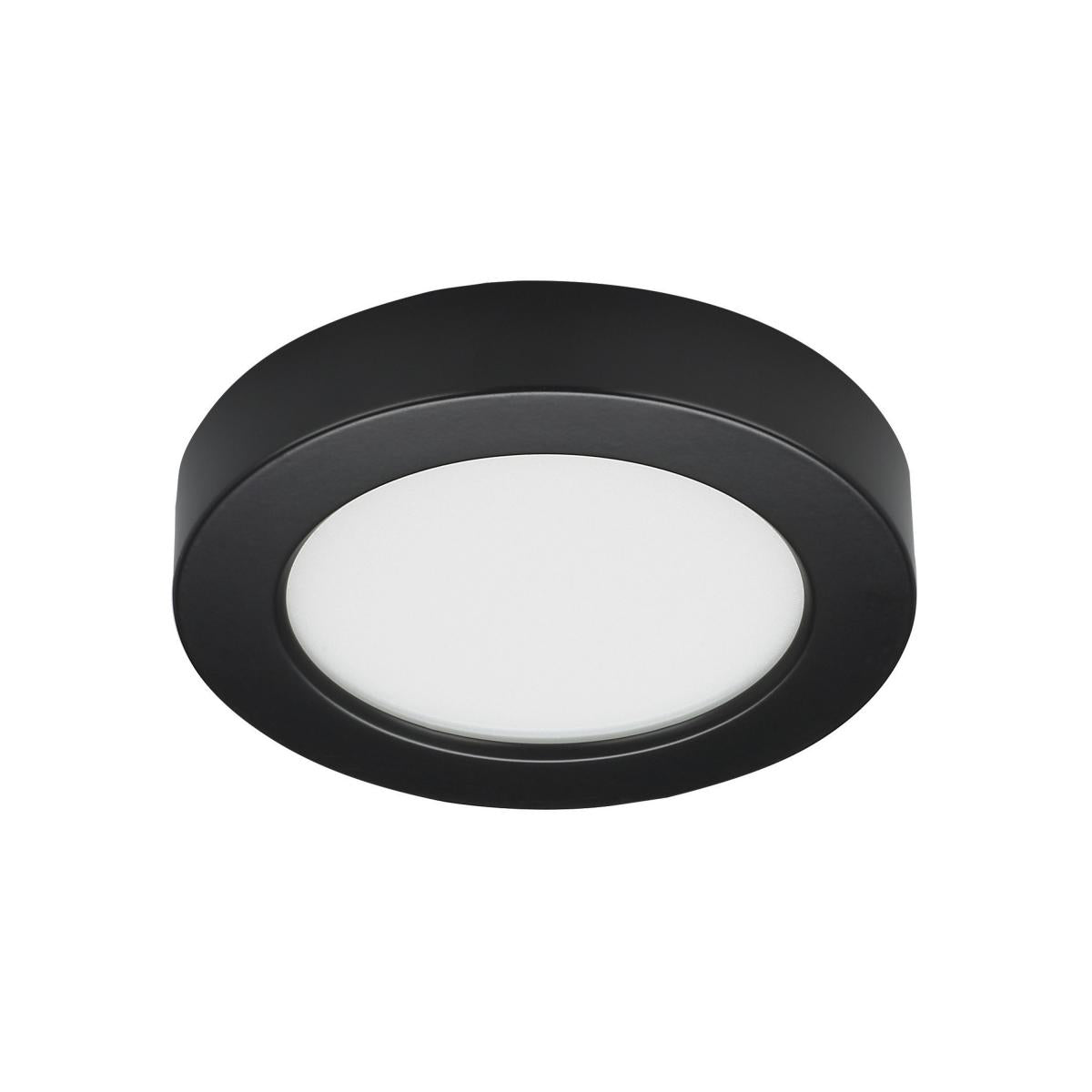 Replacement for Satco S21526 10.5 watt 5.5" Flush Mount LED Fixture 3000K Round Shape Black Finish 120 volts - NOW 62/1701