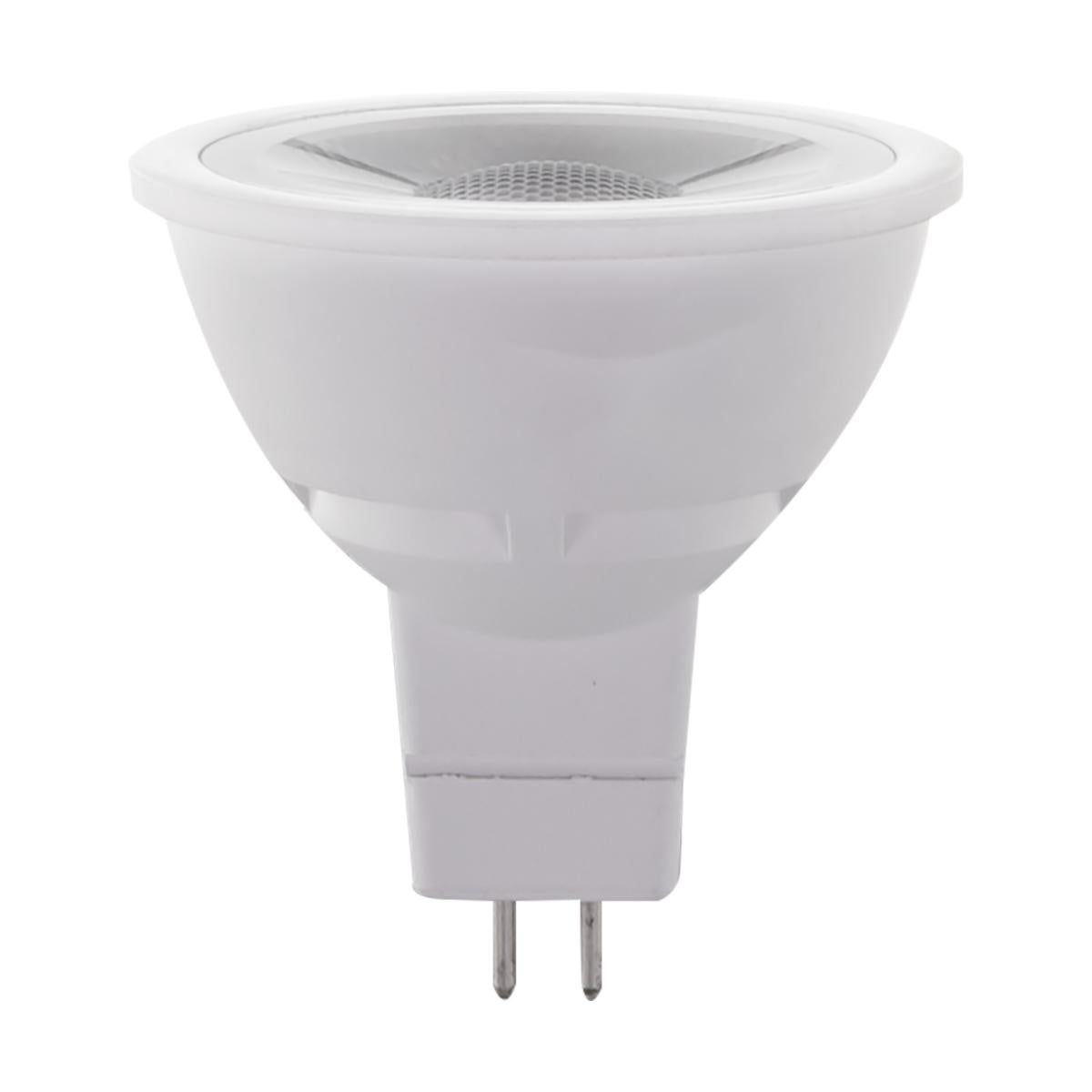 Satco S21742 7 Watt MR16 LED GU5.3 base 3000K 12 Volt 40 deg. Beam Angle 2-Card