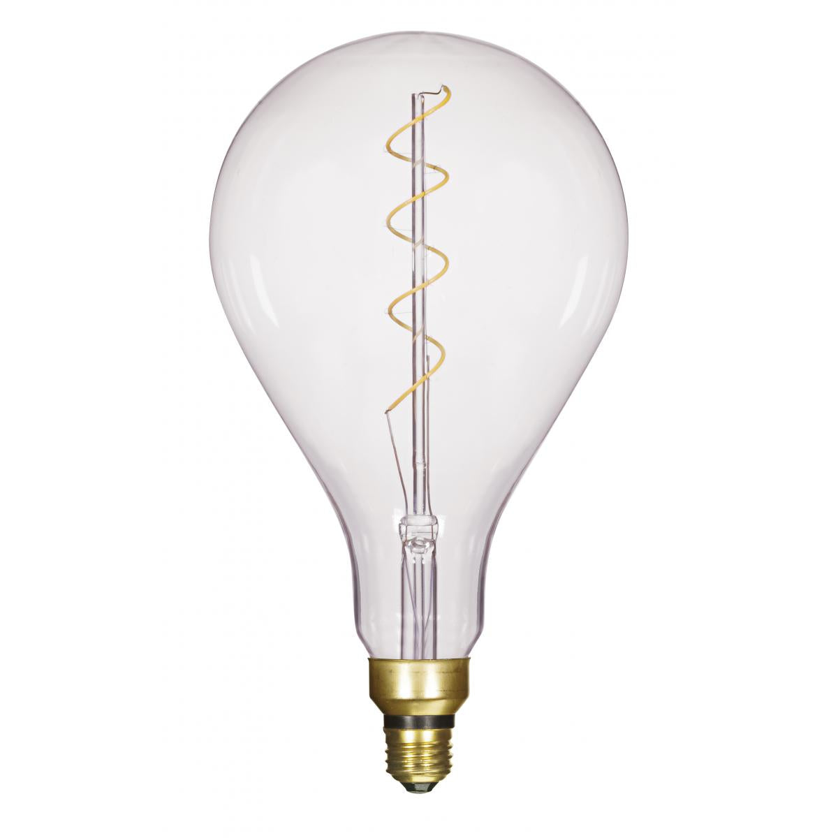 Satco S22433 4 Watt PS52 LED vintage style Clear 25000 Average rated hours Medium Base 120 Volt
