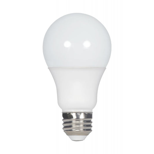 Satco S28593 5.5 Watt A19 LED Frosted 4000K Medium base 120 Volt 4-pack