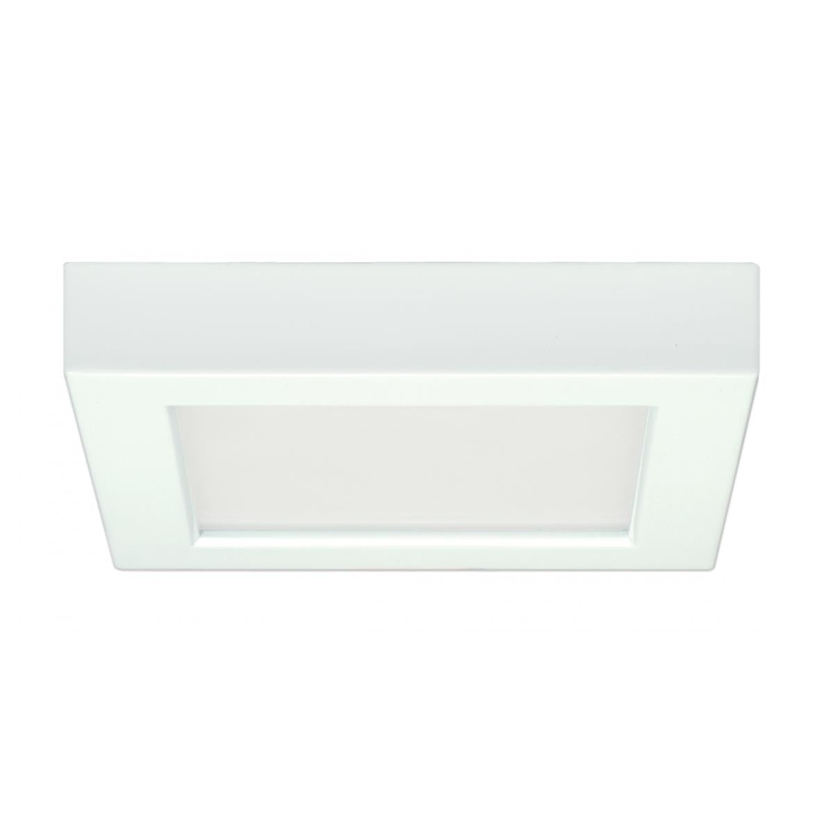 Replacement for Satco S29324 10.5 watt 5.5" Flush Mount LED Fixture 2700K Square Shape White Finish 120 volts - NOW 62/1704