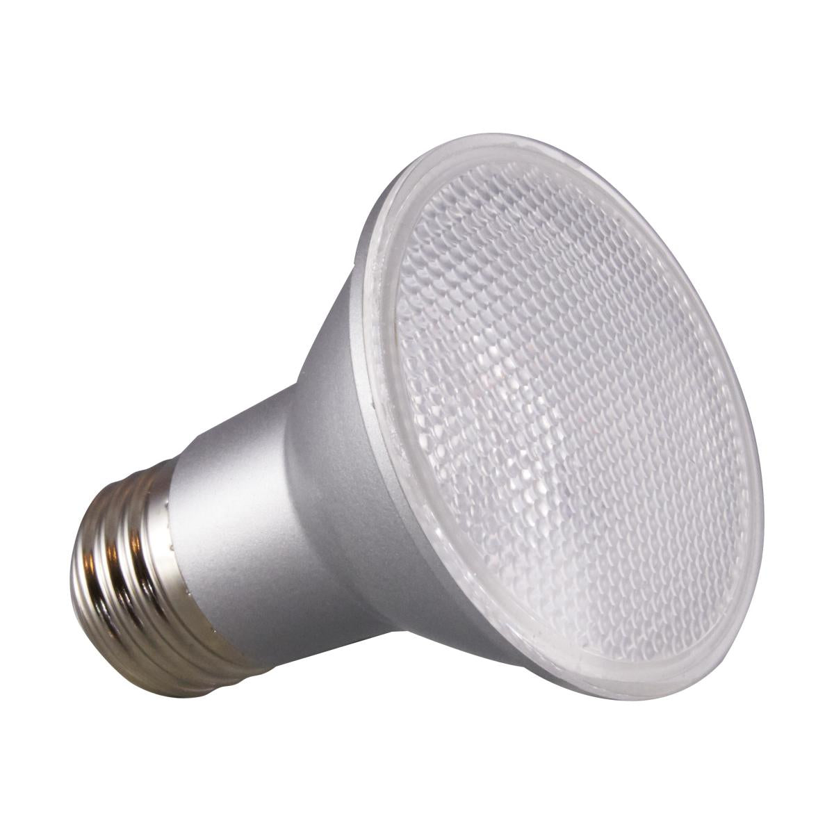 Satco S29401 6.5 Watt PAR20 LED 3000K 25 deg. Beam Angle Medium base 120 Volt
