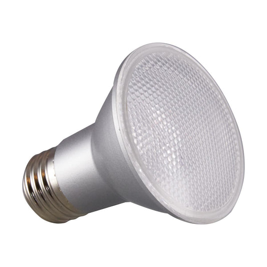 Satco S29402 6.5 Watt PAR20 LED 3500K 25 deg. Beam Angle Medium base 120 Volt