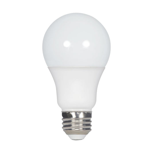 Satco S29595 9.5 Watt A19 LED Frosted 5000K Medium base 220 deg. Beam Angle 120 Volt Non-Dimmable