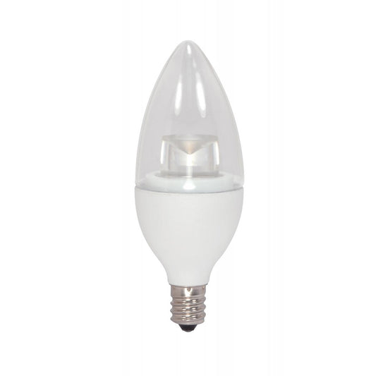 Satco S29618 3.5 Watt LED Candle 2700K Candelabra base 120 Volt