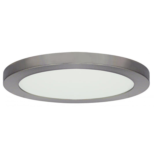 Replacement for Satco S29651 25 watt 13" Flush Mount LED Fixture 3000K Round Shape Brushed Nickel Finish 120 volts - NOW 62-1796