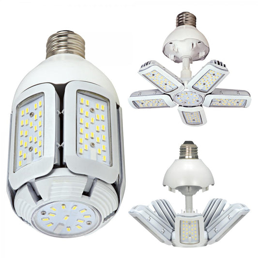 Replacement fro Satco S29798 40 Watt LED HID 2700K Mogul extended base Adjustable beam angle Type B Ballast Bypass 100-277 Volt - NOW S39798