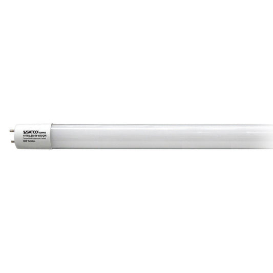 Replacement for Satco S29993 10 Watt T8 LED 5000K Medium Bi Pin base 50000 hours 1450 Lumens Type A Ballast dependent