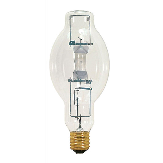 Satco S4391 MS1000/BU/BT37/PS/4K/E39 1000 Watt Metal Halide HID Mogul base BT37 Clear 65 CRI 4000K