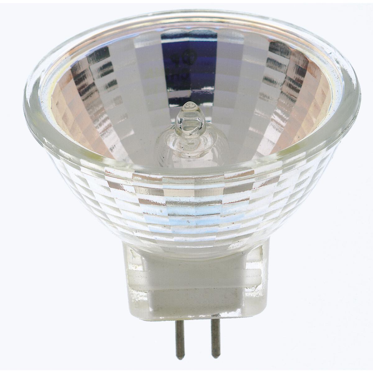 Satco S4646 10 Watt Halogen MR8 2000 Average rated hours Bi Pin GU4 base 12 Volt