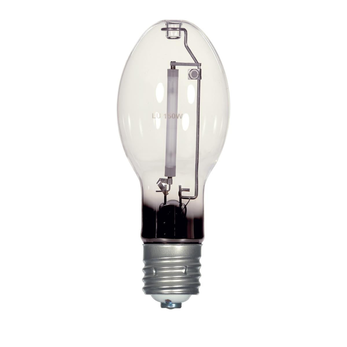 Satco S5901 LU150/ED23.5/HO 150 Watt High Pressure Sodium HID Mogul base ET23 1/2 Clear 20 CRI 2000K