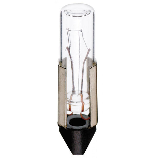 Satco S6904 24PSB 1.75 Watt miniature T2 10000 Average rated hours Telephone Slide base 24 Volt