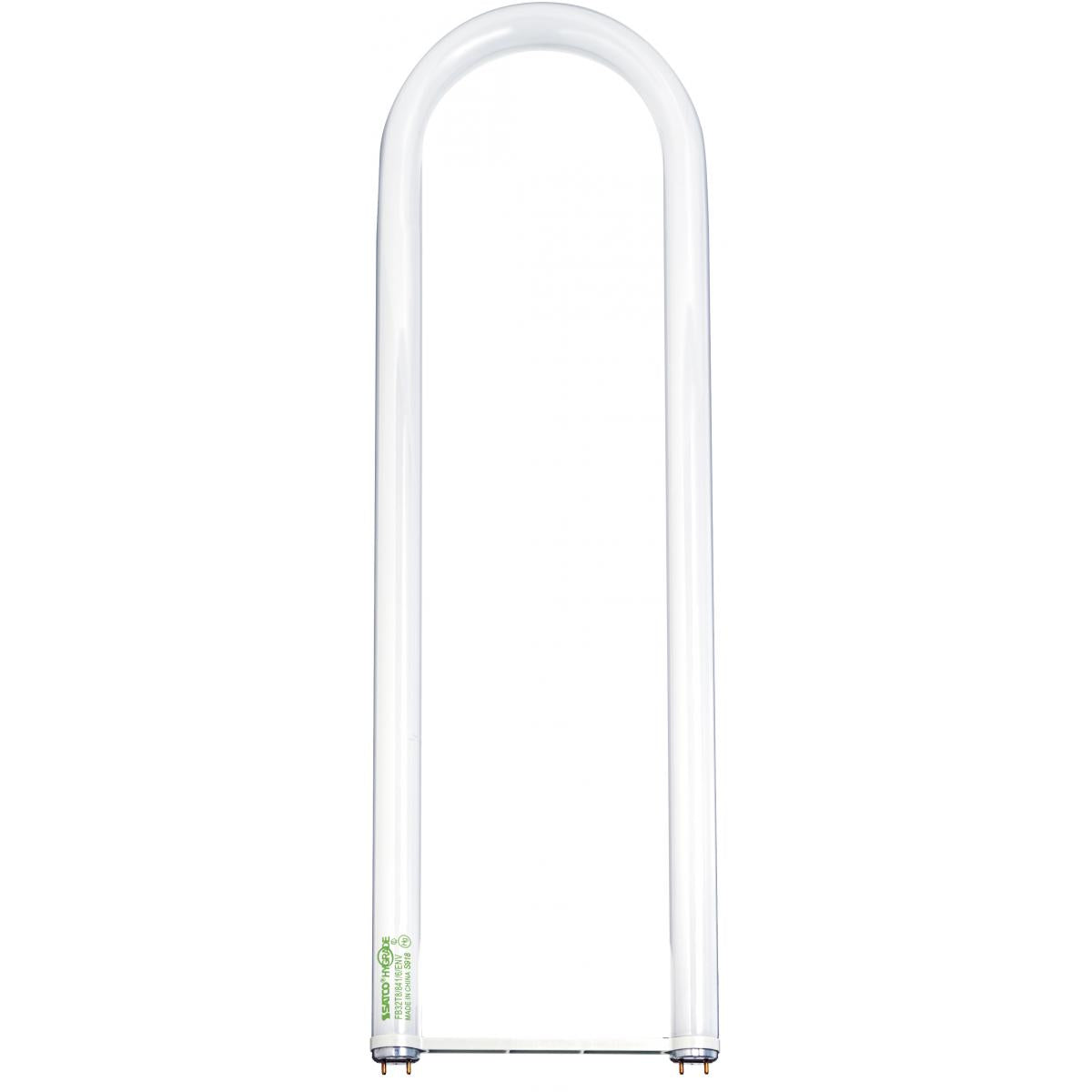 Satco S8448 FB32T8/841/6/ENV/6PK 32 Watt T8 U-Bend Fluorescent 4100K Cool White 82 CRI Medium Bi Pin base 6-Pk