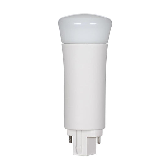 Satco S8539 9WPLV/LED/850/BP/2P 9 Watt LED PL 2-Pin 5000K 1000 Lumens G24d base Vertical Type B Ballast Bypass