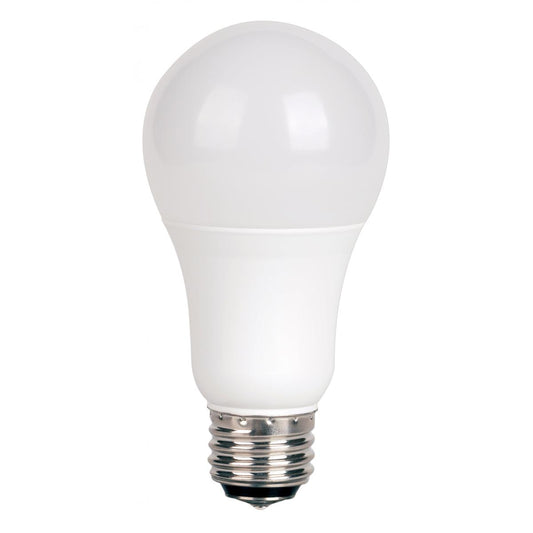 Satco S8571 3/9/12A19/3WAY LED/3000K/90CRI 3 Watt/9 Watt/12 Watt A19 LED 3-way Frosted 3000K Medium base 120 Volt