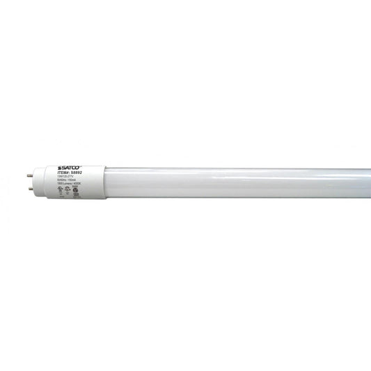 Satco S8892 13T8/LED/48-840/DUAL/BP-DR 13 Watt T8 LED Medium bi-pin base 4000K Type A/B Ballast Dependent or Ballast Bypass