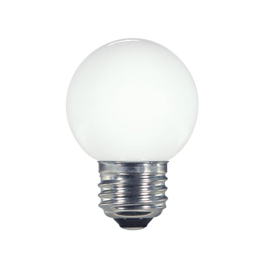 Satco S9159 1.4W G16.5/WH/LED/120V/CD E26 1.4 Watt LED G16 1/2 White 2700K Medium base 120 Volt Carded