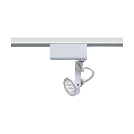 Satco TH238 1 Light - MR16 - 12V Track Head - Gimbal Ring - White Finish