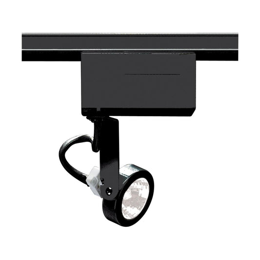 Satco TH239 1 Light - MR16 - 12V Track Head - Gimbal Ring - Black Finish