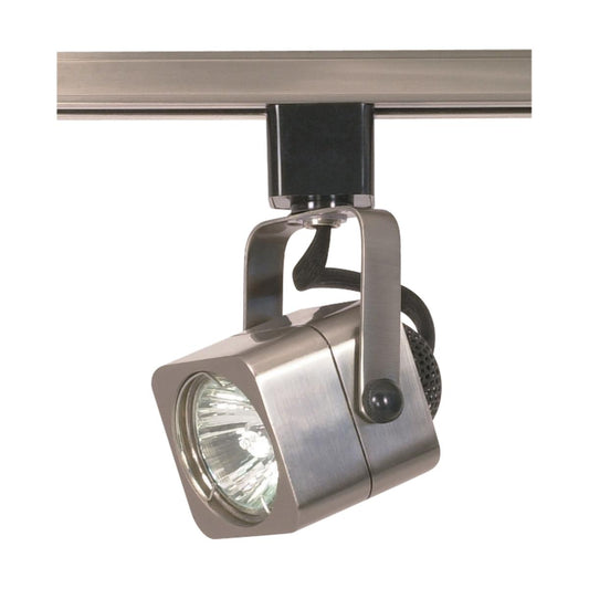 Satco TH314 1 Light - MR16 - 120V Track Head - Square - Brushed Nickel Finish