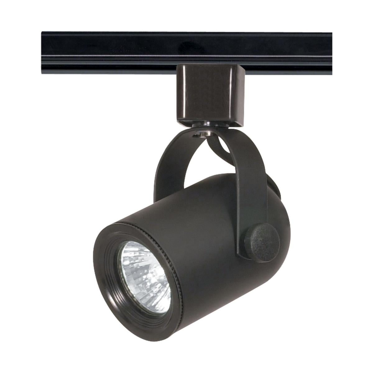 Satco TH316 1 Light - MR16 - 120V Track Head - Round Back - Black Finish
