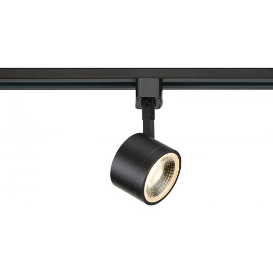 Satco TH402 1 Light - LED - 12W Track Head - Round - Black - 24 Deg. Beam