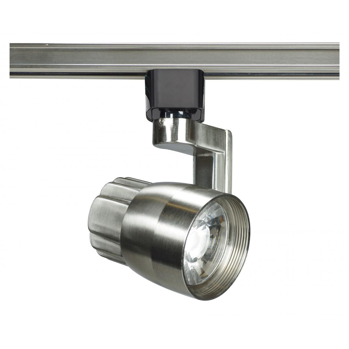 Satco TH427 1 Light - LED - 12W Track Head - Angle arm - Brushed Nickel - 36 Deg. Beam