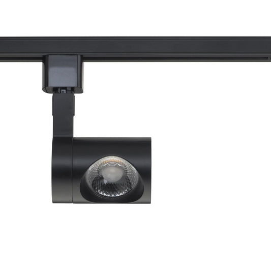 Satco TH442 1 Light - LED - 12W Track Head - Pipe - Black - 24 Deg. Beam