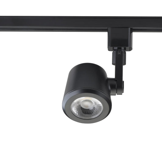 Satco TH452 1 Light - LED - 12W Track Head - Taper Back - Black - 24 Deg. Beam
