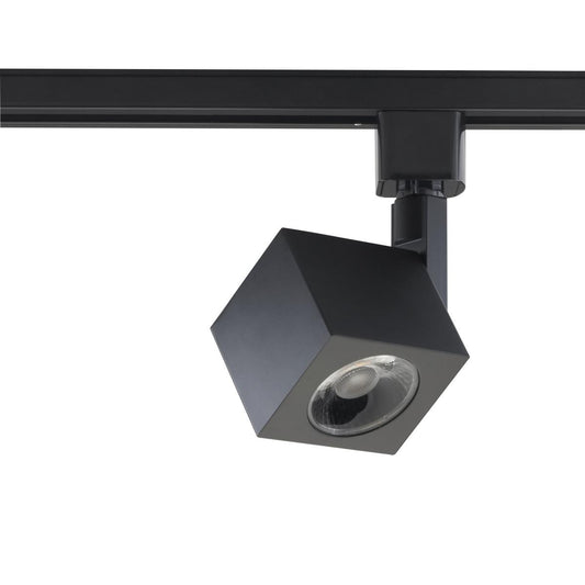 Satco TH462 1 Light - LED - 12W Track Head - Square - Black- 24 Deg. Beam