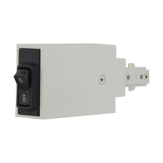 Satco TL106 1440 Watt 120 Volt 12 Amp White Track Live End Current Limiter